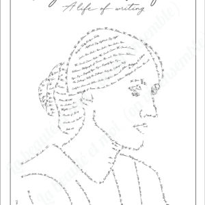 Cartel para imprimir de la escritora Virginia Woolf
