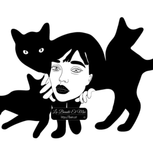 Cartel imprimible La Chica Gato Negro