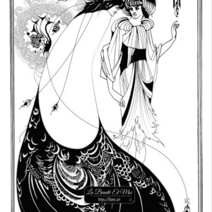 Póster Aubrey Beardsley - The Peacock Skirt - para imprimir