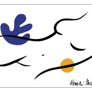 Póster Henri Matisse - Mujer acostada - para imprimir
