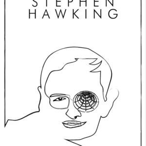 Poster Stephen Hawking para imprimir
